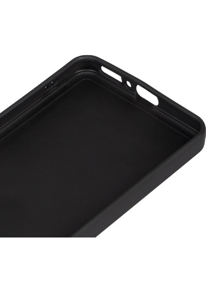 Xiaomi Redmi Note 14 Uyumlu Kılıf Biye Silikon-Siyah
