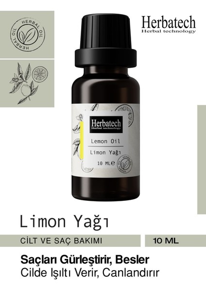 Limon Yağı Selülit Aydınlatıcı ve Cilt Aydınlatıcı Özellikli 10ML