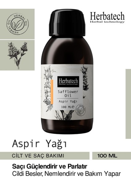 Aspir Yağı 100ML Saç Bakımı ve Cit Bakımı Etkili
