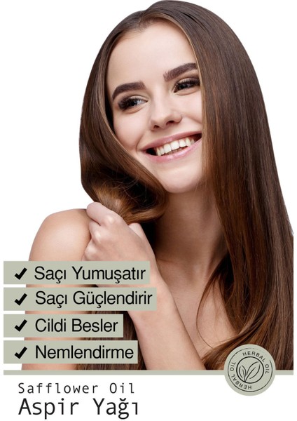 Aspir Yağı 100ML Saç Bakımı ve Cit Bakımı Etkili