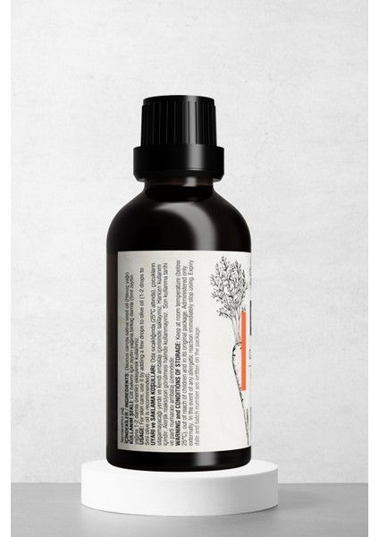 Havuç Yağı 50ML Cilt Bakımı ve Bronzlaşma Etkisi