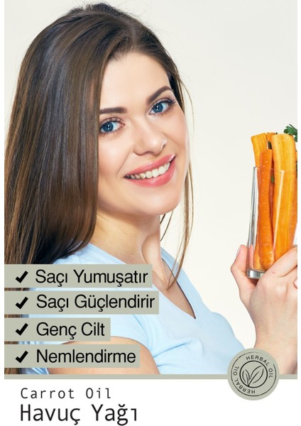 Havuç Yağı 50ML Cilt Bakımı ve Bronzlaşma Etkisi