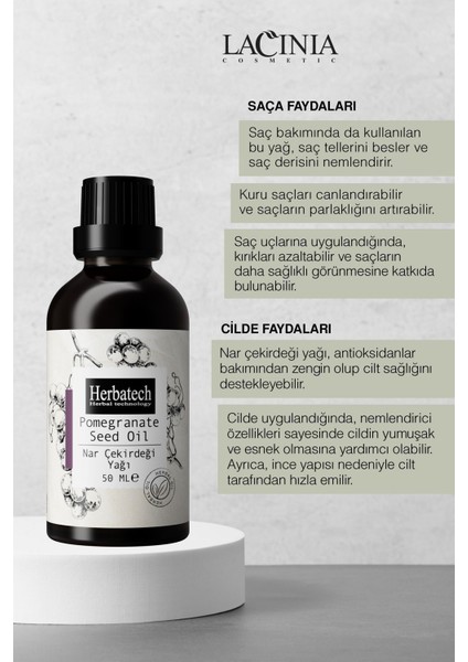 Cilt Bakımı Nar Çekirdeği Yağı 50ML Cilt Bakımı
