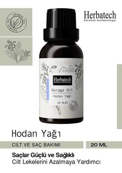 Hodan Yağı 20ML Saç Bakımı Cilt Bakımı Etkili