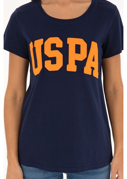 Kadın Lacivert Tişört Basic 50280036-VR033