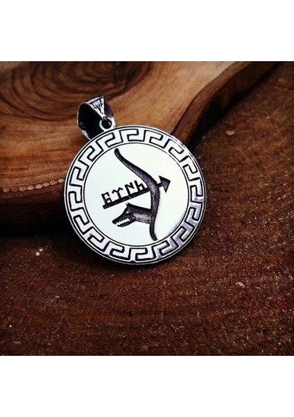 Madalyon Tasarım Kişiye Özel Isim Yazılı 925 Ayar Gümüş Kolye indirimleri