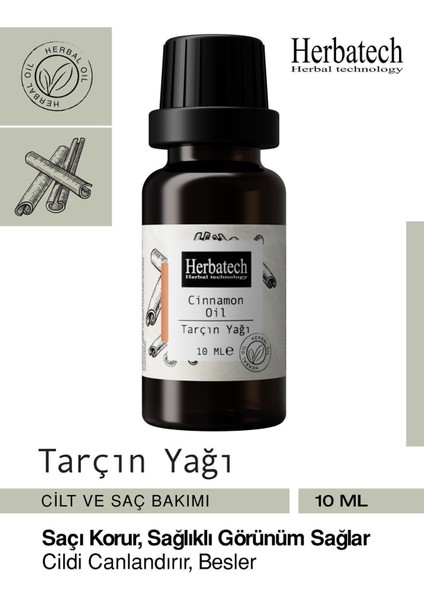 Tarçın Yağı 10ML Saç Bakımı ve Cilt Bakımı Etkili