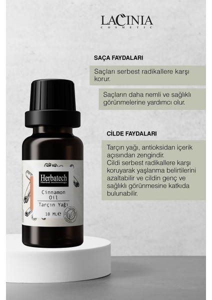 Tarçın Yağı 10ML Saç Bakımı ve Cilt Bakımı Etkili
