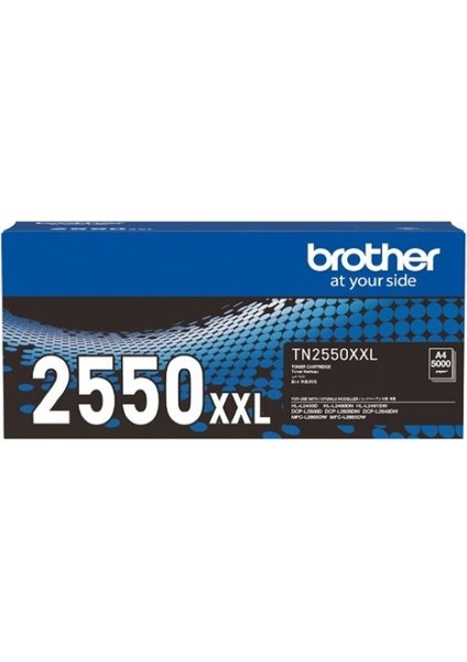 TN2550XXL Orjinal Siyah Toner 5000 Sayfa