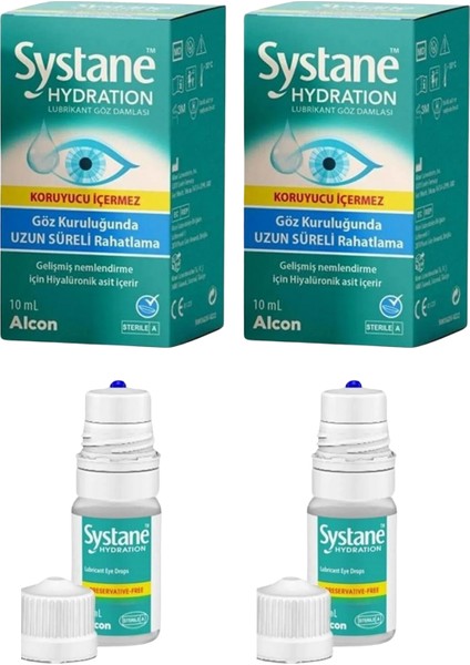 Systane Hydration Göz Nemlendiricisi 10 ml 2 Adet
