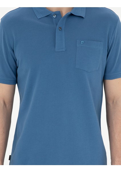 Erkek Koyu Mavi Regular Fit Basic Tişört 50280753-VR032