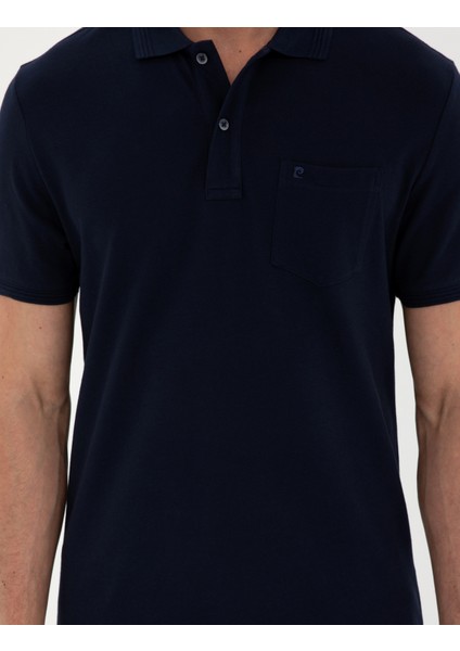 Erkek Lacivert Regular Fit Basic Tişört 50280753-VR033