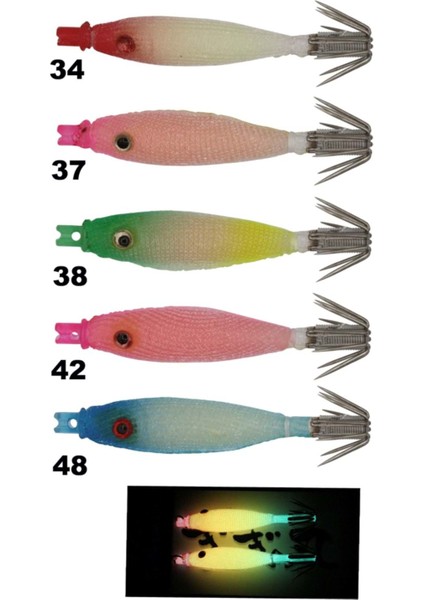 Seika Mini Squid Soft Silk 5,0 cm 2li - 34