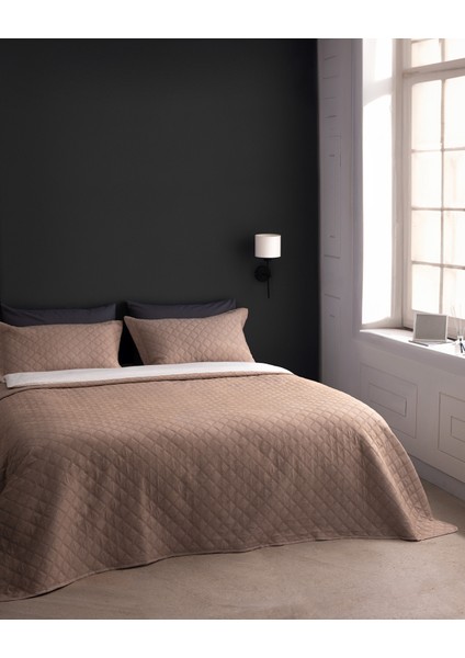 Relinda Tek Kişilik Yatak Örtüsü - Kiremit