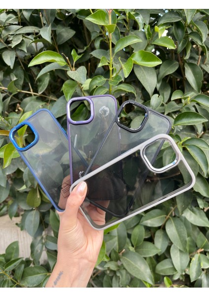 Glass Series Apple iPhone Premium Şeffaf Kılıf | Renkli Çerçeve fırsatları