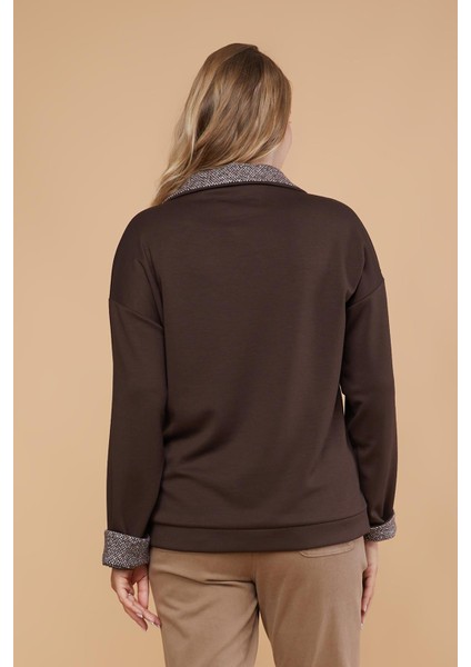 Tweet Garnili Modal Örme Sweatshirt --Hafta Sonu (27070) fırsatları