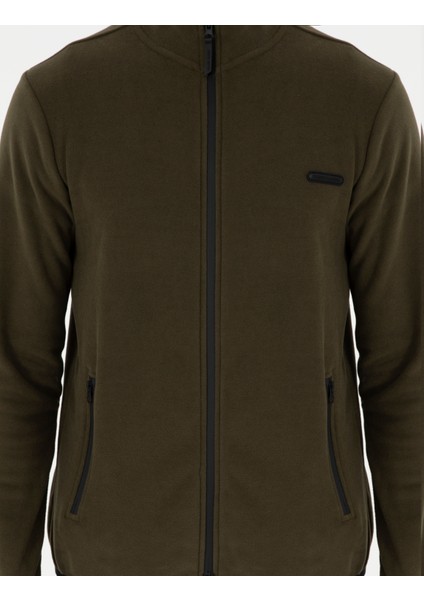 Erkek Haki Regular Fit Polar Hırka 50298991-VR027