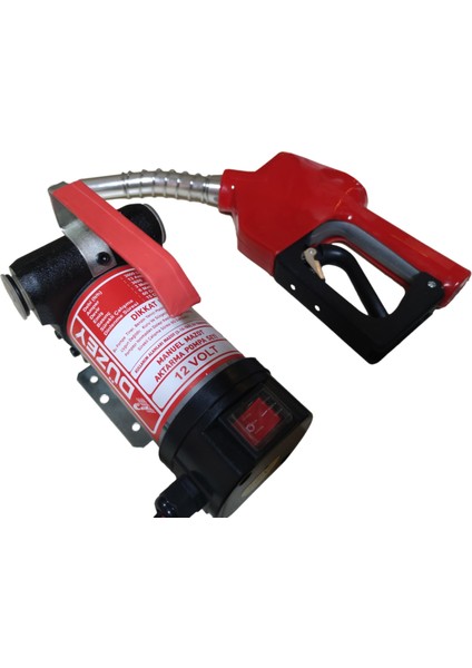 /12 Volt Mazot Aktarma Pompası & Otomatik Akaryakıt Tabancası Seti fiyatları