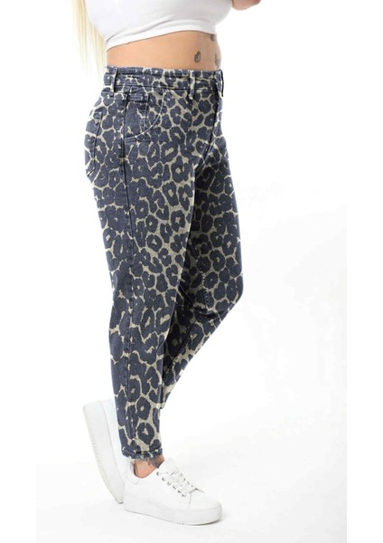 Mom Fit Jean Büyük Beden Yüksek Bel Carrot Kesim Dar Paça Pileli Esnek Kot Pantolon C600 modelleri