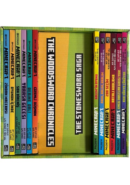 Mega Minecraft Küpü 12 Kitap Set - Nick Eliopulos modelleri