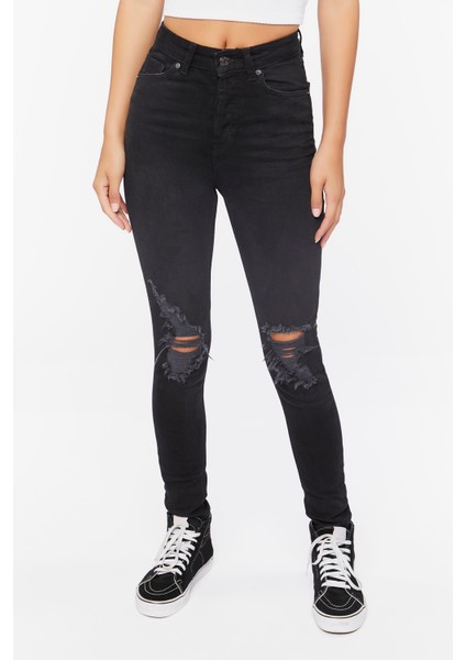 Geri Dönüştürülmüş High-Rise Jean Pantolon