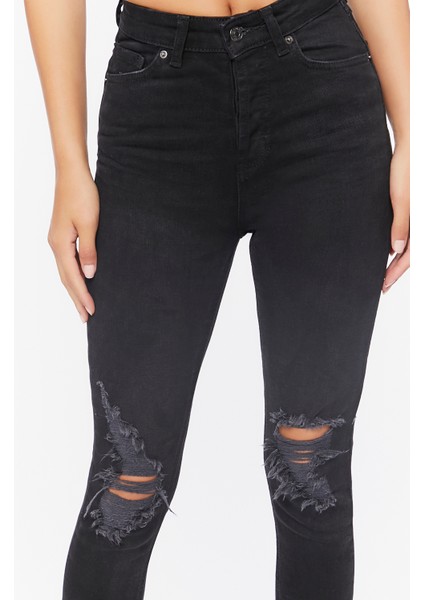 Geri Dönüştürülmüş High-Rise Jean Pantolon