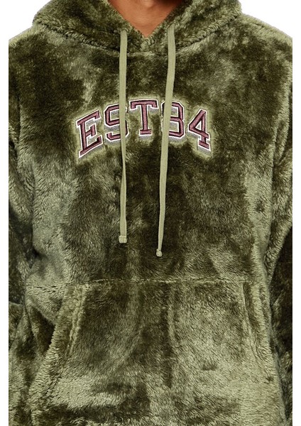 Suni Kürk EST84 Logolu Kapüşonlu Sweatshirt modelleri