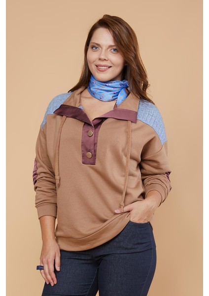 3 Iplik Pamuk Triko Roba Sweatshirt (27140) modelleri