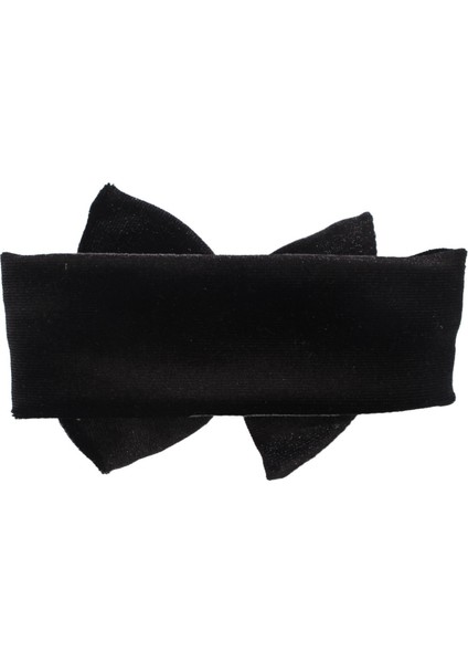 Kız Bebek Siyah Kurdeleli Kadife Bandana fiyatları