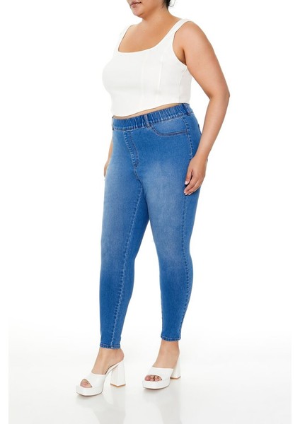 Plus Size Skinny Jean Pantolon modelleri