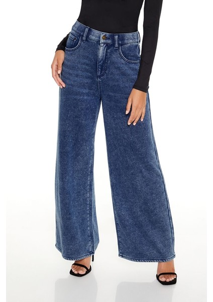 Wide-Leg Jean Pantolon