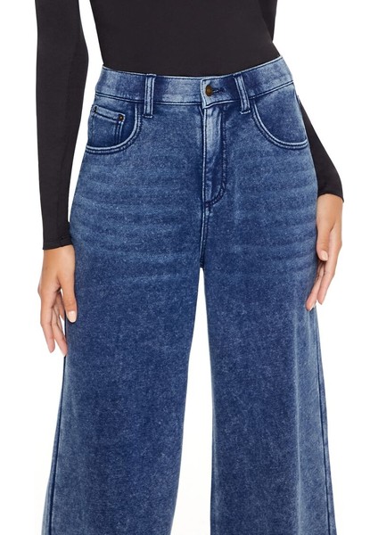 Wide-Leg Jean Pantolon