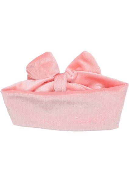 Kız Bebek Pembe Kurdeleli Kadife Bandana fiyatları