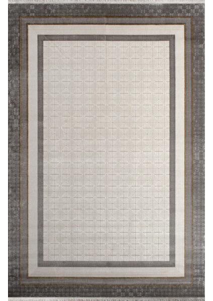 Ahlat Akrilik Modern Yumuşak Dokulu Konforlu Salon Halısı Antrasıt