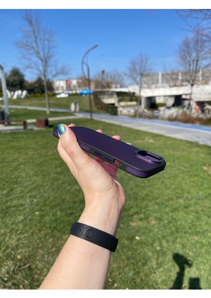 Apple iPhone 15 Uyumlu Wireless Şarj Özellikli Magsafe Ice Kılıf