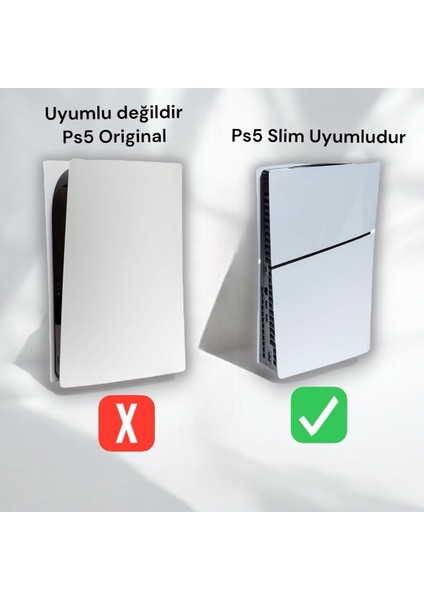 Playstation 5 Slim Duvar Standı ve Joystick Duvar Standı Ps5 Duvar Standı Gaming Aksesuar