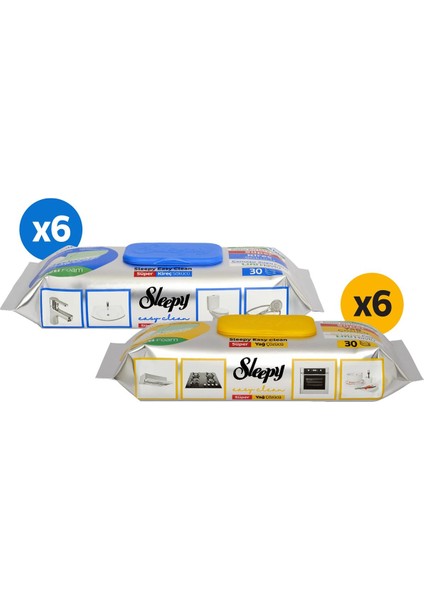 Easy Clean Süper Yağ Çözücü&Kireç Sökücü Yüzey Temizlik Havlusu&Mendili 12x30 (360 Yaprak) fiyatları