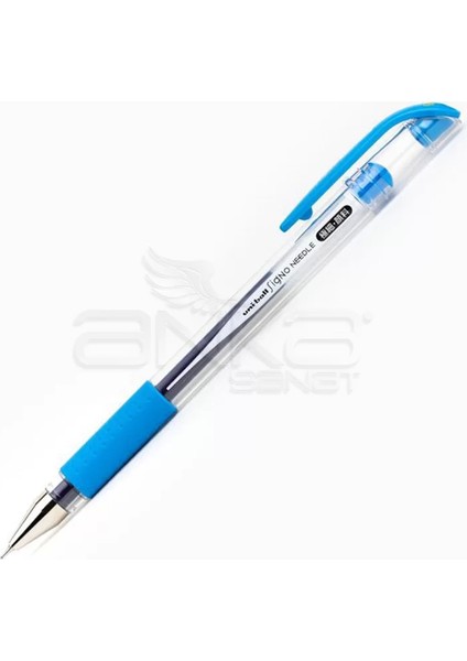 Uni Signo Needle Iğne Uçlu Jel Kalem 0.38MM Açık Mavi