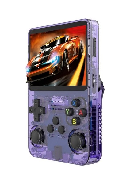R36S Kırmızı 64GB Retro El Oyun Konsolu