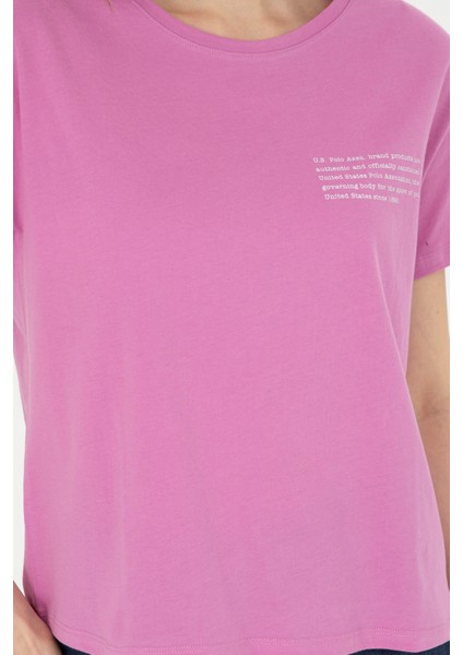 Kadın Menekşe Tişört 50282900-VR037