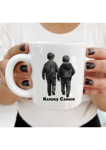 Kardeş Candır Dayanıklı ve Şık Kişiye Özel Kupa Bardaklar modelleri