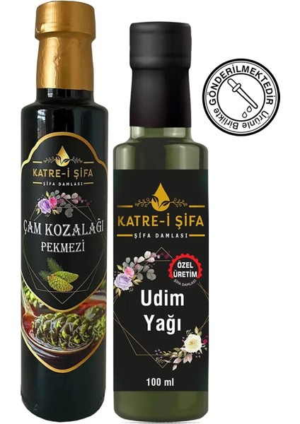 Udim Yağı 100 ml + Çam Kozalağı Pekmezi 340 gr