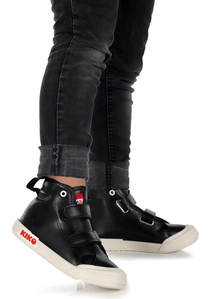 Garf Günlük Cırtlı Erkek Bebek Bot Ayakkabı Siyah modelleri