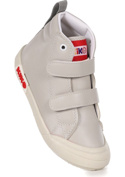 Garf Günlük Cırtlı Erkek Bebek Bot Ayakkabı Gri