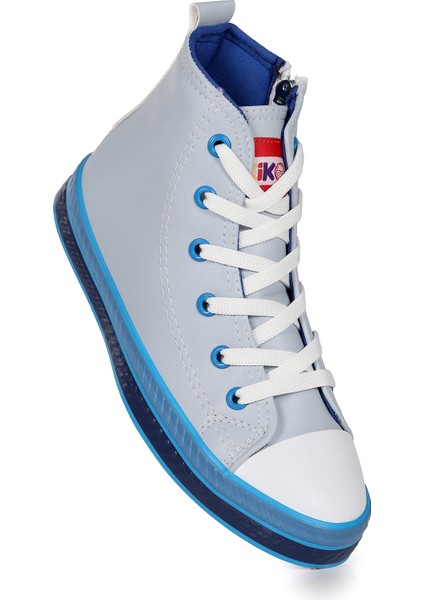 Pant Günlük Bağcıklı Fermuarlı Erkek Çocuk Spor Ayakkabı Mavi