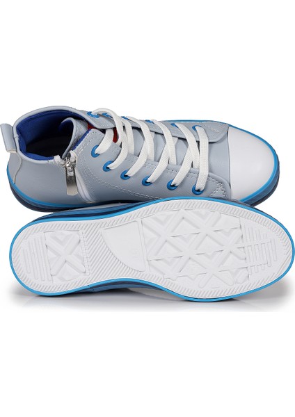 Pant Günlük Bağcıklı Fermuarlı Erkek Çocuk Spor Ayakkabı Mavi indirimleri