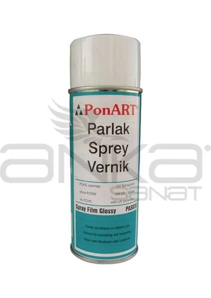 Parlak Sprey Vernik PAS839 -Sprey Film Glossy- 400ML fiyatları