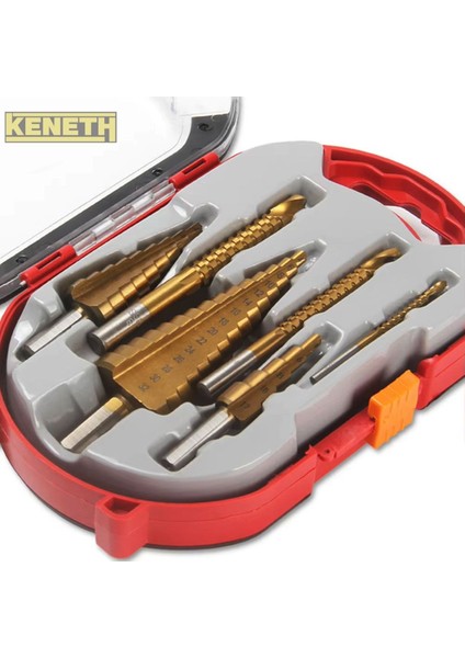 Kaliteli Kademeli Matkap Sac Delme Ucu Seti 6 Parça Kademeli Matkap Ucu Seti (Özel Çanta) modelleri