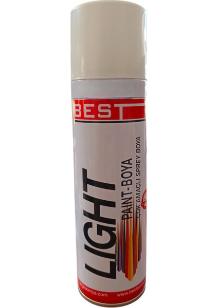 Light Sprey Boya 250 ml Mat Siyah