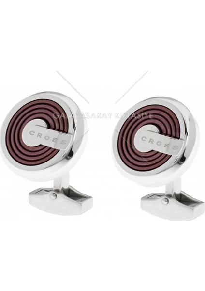 Kahverengi Kaplama Çelik Kol Düğmesi CR022-C1